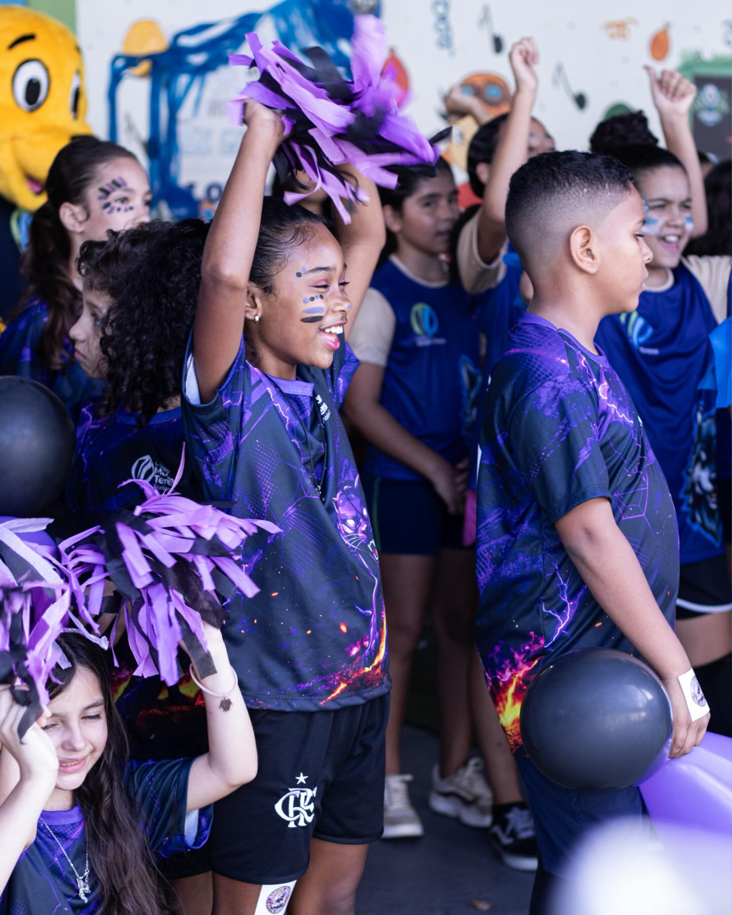 Alunos do ensino infantil em atividade